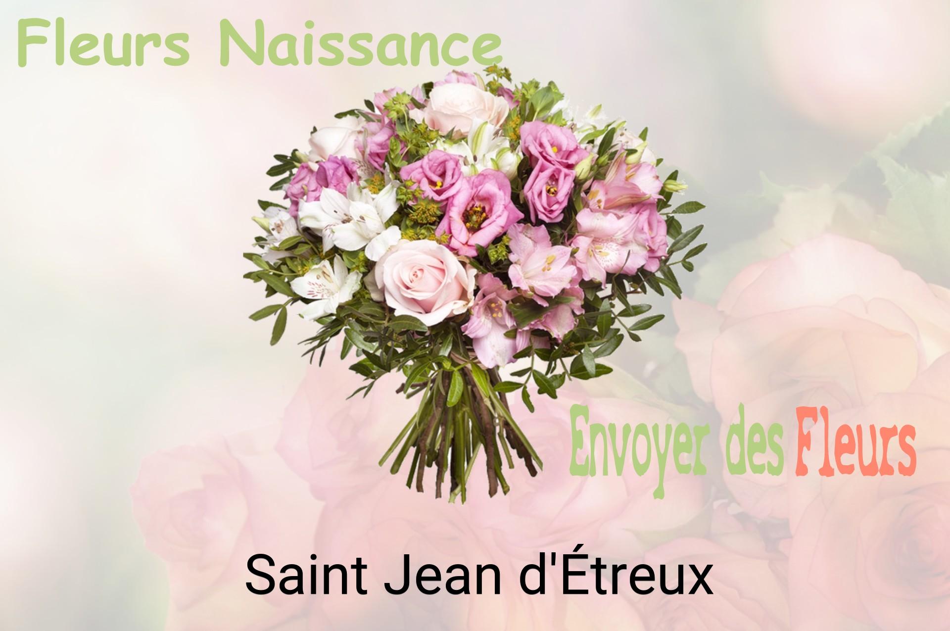 Bouquet de fleurs de naissance livré à Saint-Jean-d'Étreux